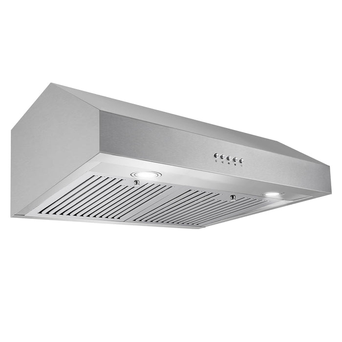 Cosmo 30-Inch 380 CFM Ducted Under Cabinet Range Hood in Stainless Steel (UC30)