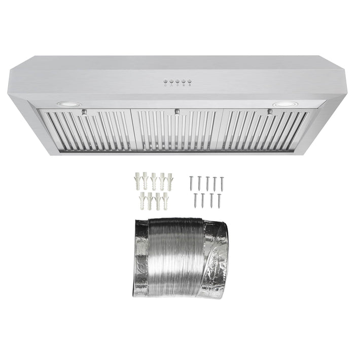 Cosmo 36-Inch 380 CFM Under Cabinet Range Hood  in Stainless Steel (UC36)