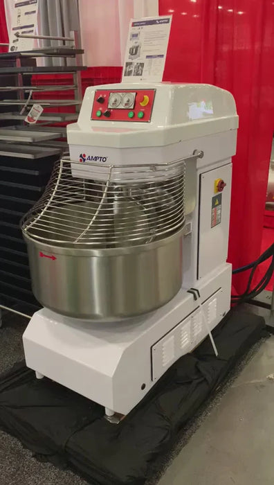 AMPTO Spiral Mixer variable speed 177 dough capacity 220/60/3ph - MSP80JET/TR