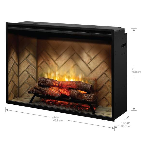 Dimplex Revillusion 42-Inch Built-In Electric Fireplace Insert (RBF42-FG)