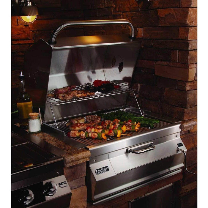 Fire Magic 30" Built-In Stainless Steel Charcoal Grill (14-SC01C-A)