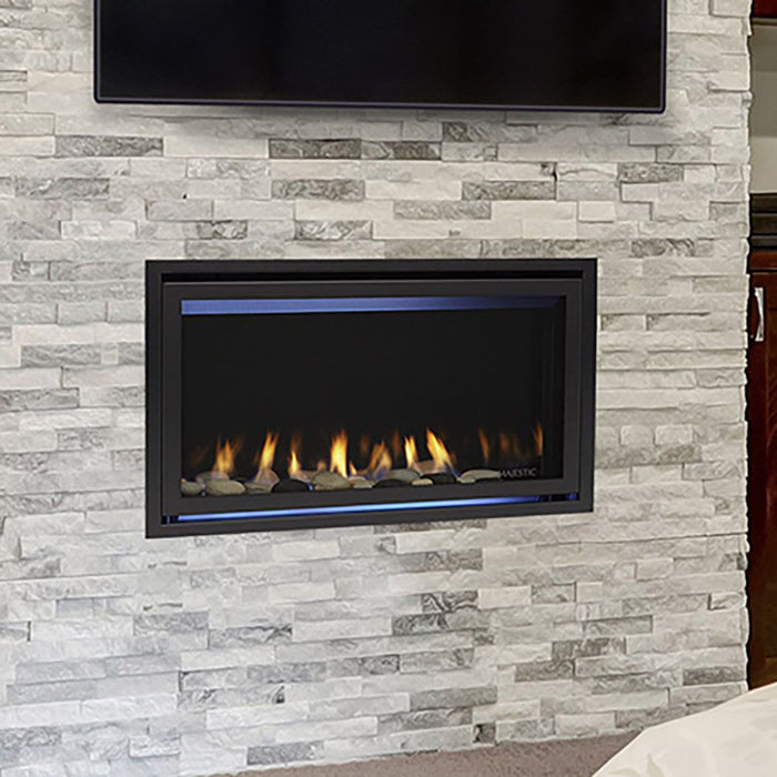 Majestic Jade Direct Vent Gas Fireplace with Intelli Fire Touch Ignition System