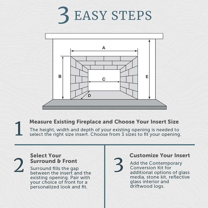 Majestic 30" Ruby Medium Direct Vent Gas Fireplace Insert With Intellifire Touch System - RUBY30