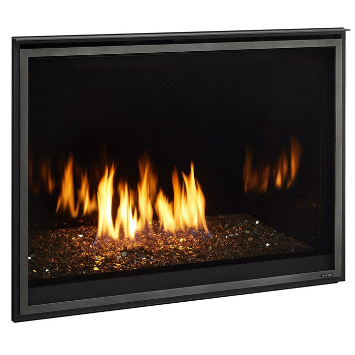 Majestic Meridian 36" Modern Top Direct Vent Gas Fireplace With Intellifire Touch Ignition (NG)