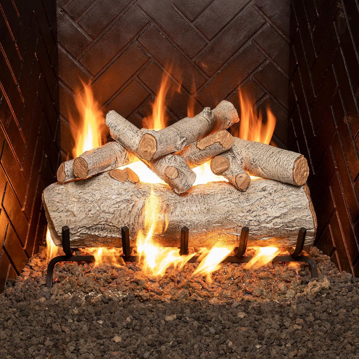 Starfire Designs Vented Mountain Birch Gas Logs