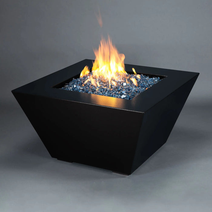 Starfire Designs Steel Mill Gas Fire Pit with Slide Out LPT Drawer