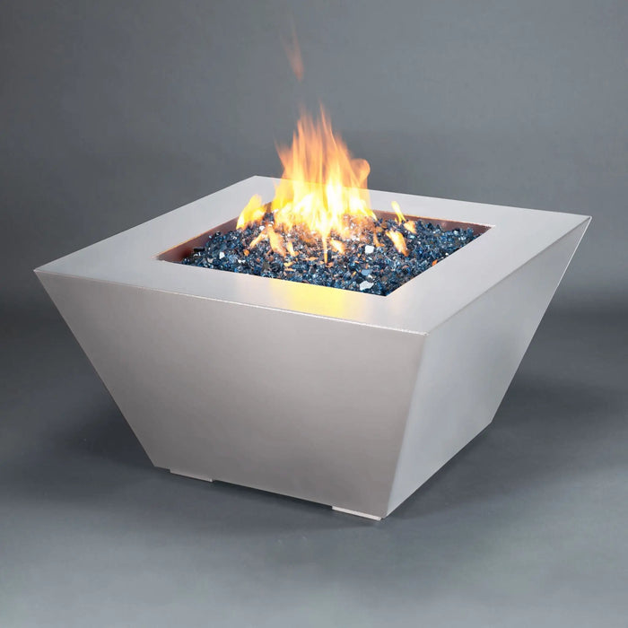 Starfire Designs Steel Mill Gas Fire Pit with Slide Out LPT Drawer