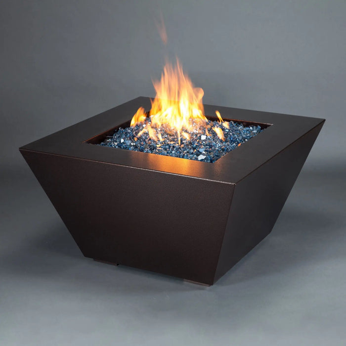 Starfire Designs Steel Mill Gas Fire Pit with Slide Out LPT Drawer