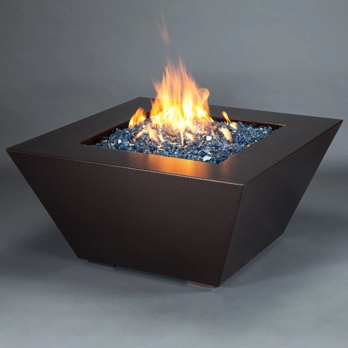 Starfire Designs Steel Mill Gas Fire Pit with Slide Out LPT Drawer