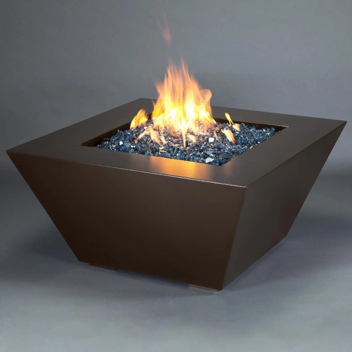 Starfire Designs Steel Mill Gas Fire Pit with Slide Out LPT Drawer