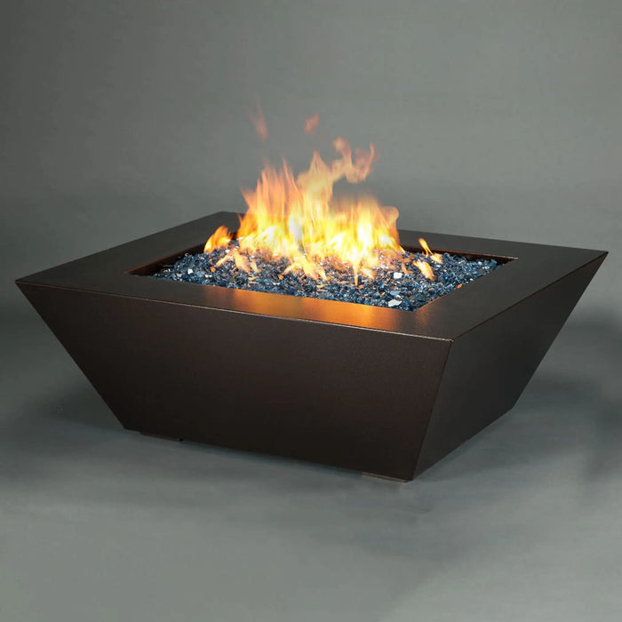 Starfire Designs Steel Mill Gas Fire Pit with Slide Out LPT Drawer