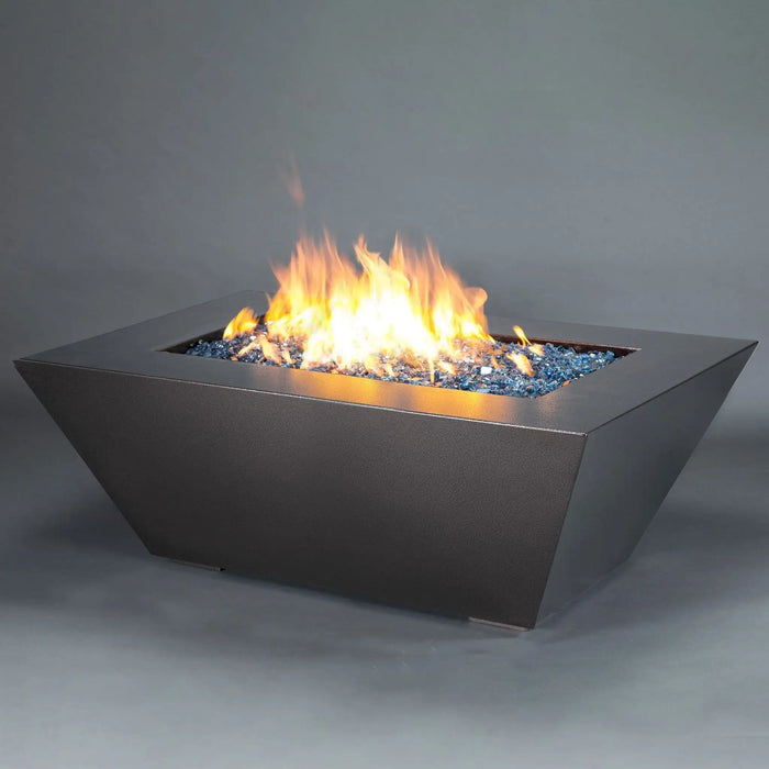 Starfire Designs Steel Mill Gas Fire Pit with Slide Out LPT Drawer