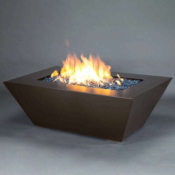 Starfire Designs Steel Mill Gas Fire Pit with Slide Out LPT Drawer