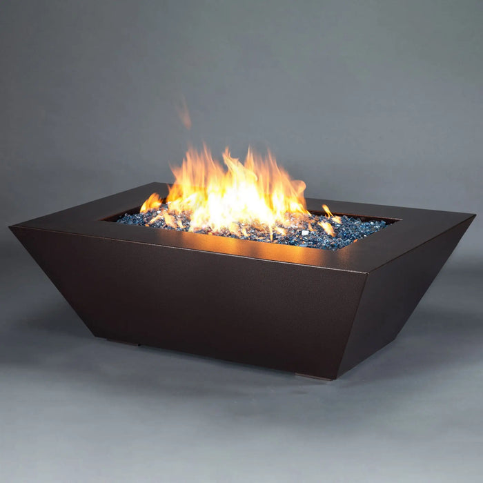 Starfire Designs Steel Mill Gas Fire Pit with Slide Out LPT Drawer