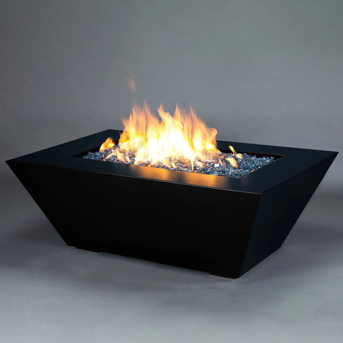 Starfire Designs Steel Mill Gas Fire Pit with Slide Out LPT Drawer