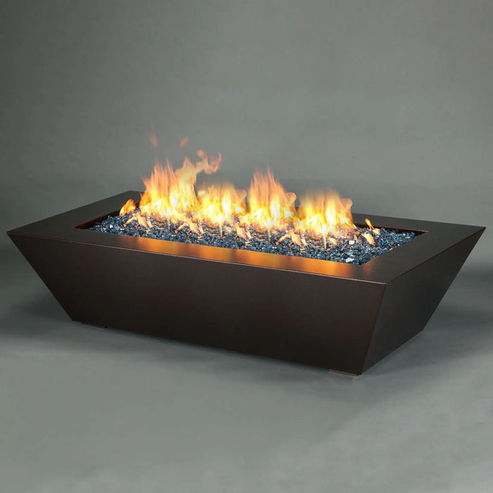 Starfire Designs Steel Mill Gas Fire Pit with Slide Out LPT Drawer