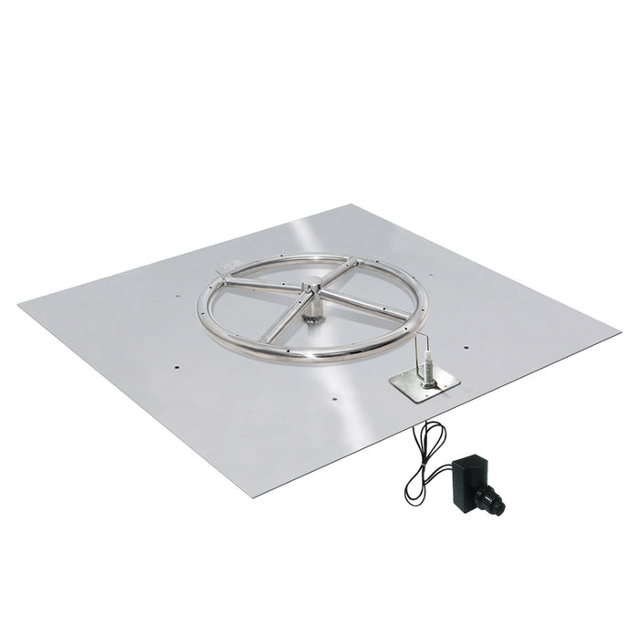 Starfire Designs Square Fire Pit Burner Kit - Spark Ignition