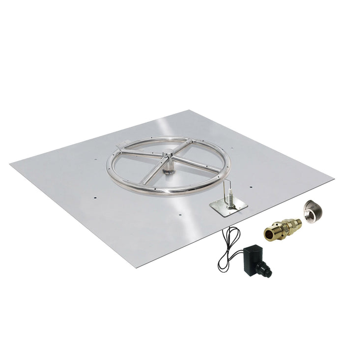 Starfire Designs Square Fire Pit Burner Kit - Spark Ignition