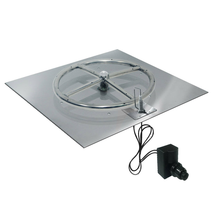 Starfire Designs Square Fire Pit Burner Kit - Spark Ignition