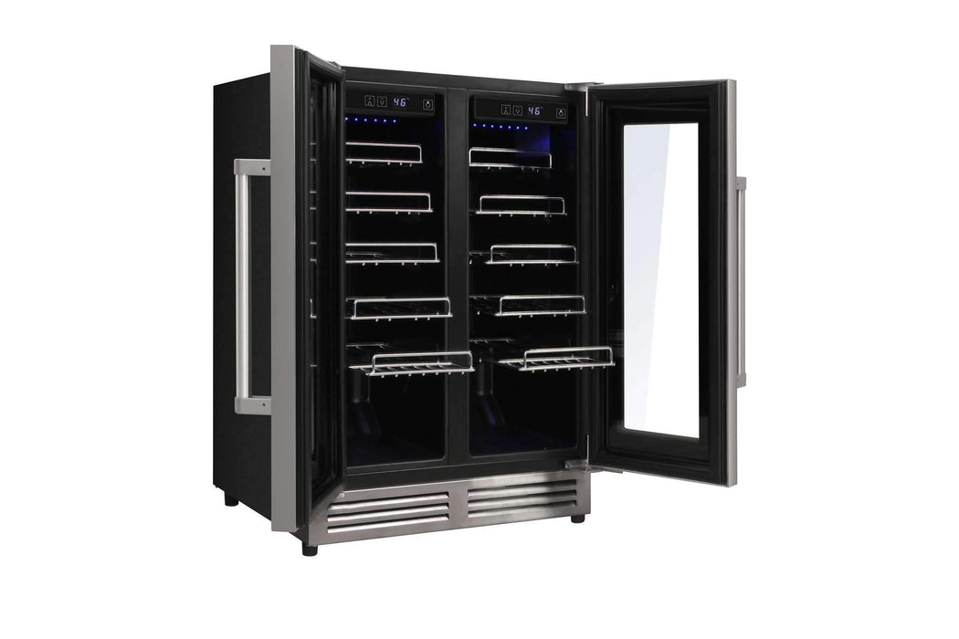 Thor Kitchen Built-in Dual Zone Wine Cooler with 42-Bottle Capacity (TWC2402)