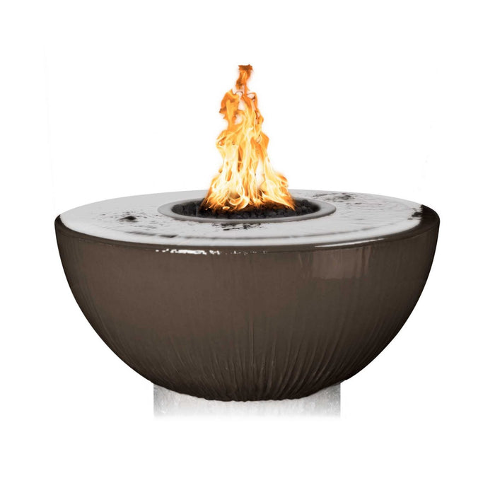 The Outdoor Plus 38″ Sedona Fire & Water Bowl 360° Spill - GFRC Concrete