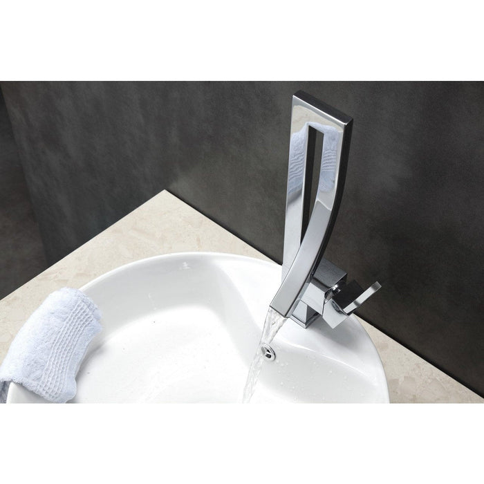 KubeBath Aqua Elegance Chrome Single Lever Wide Spread Faucet