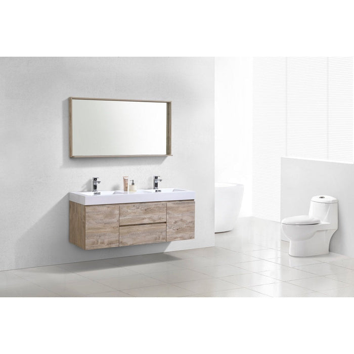 KubeBath Bliss 60" Free Standing Modern Bathroom Vanity