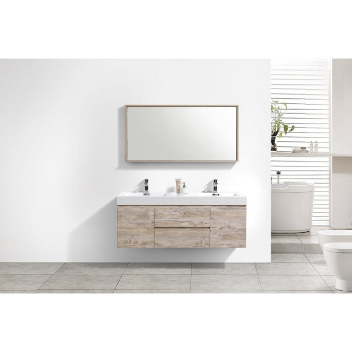 KubeBath Bliss 60" Free Standing Modern Bathroom Vanity