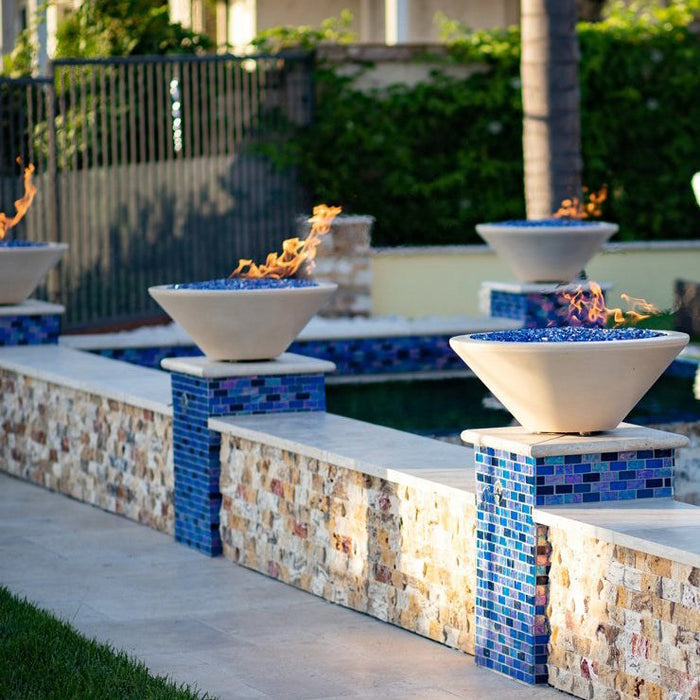 The Outdoor Plus Cazo Fire Bowl | GFRC Concrete The Outdoor Plus