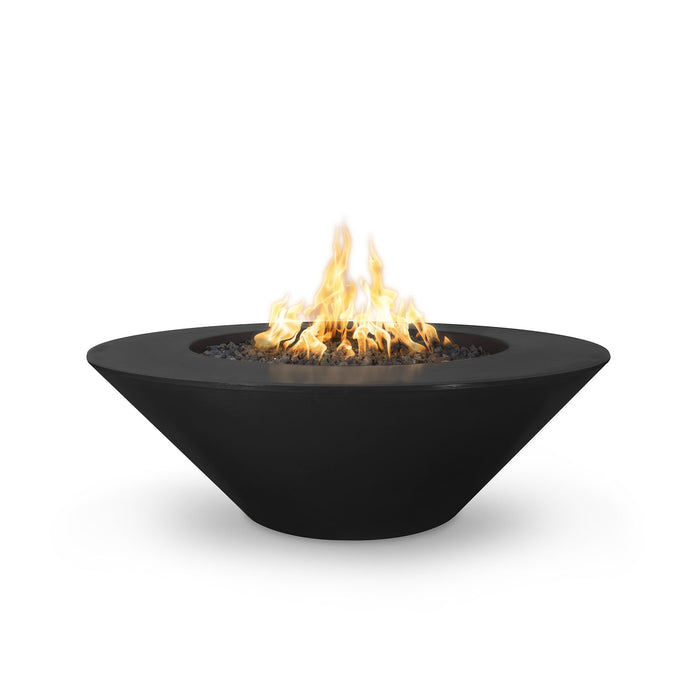 The Outdoor Plus Cazo 60" Fire Pit  Wide Ledge Powder Coated | Plug & Play Electronic Ignition