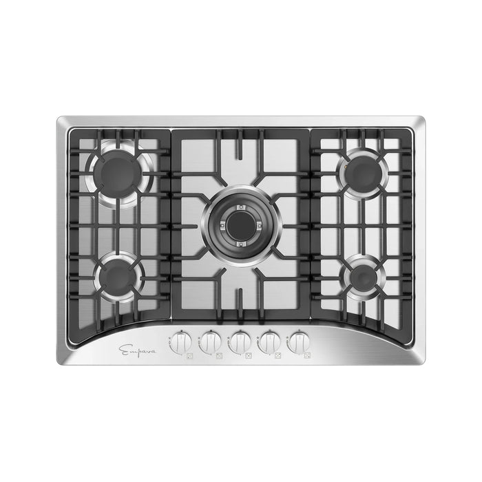 Empava Appliance Package-Empava 24" Natural Gas Oven, Empava 30" Cooktop, Empava 30" Wall Mount Range Hood, AP-EMPV-24WO09