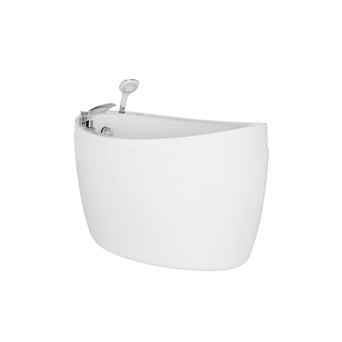 Empava 48" Freestanding Air Massage Japanese-Style Bathtub with Reversible Drain (EMPV-48JT011)