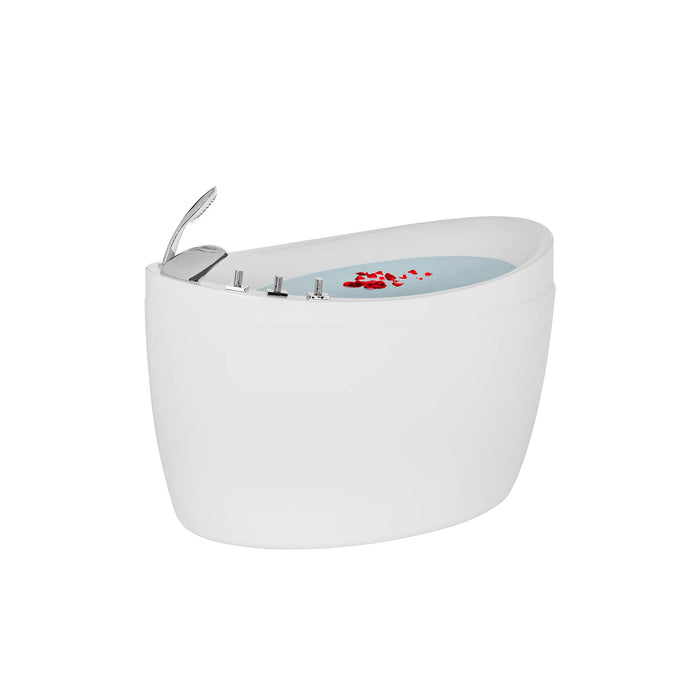 Empava 48" Freestanding Air Massage Japanese-Style Bathtub with Reversible Drain (EMPV-48JT011)