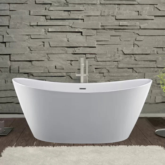 Empava 59" Freestanding Soaking Bathtub, EMPV-59FT1518