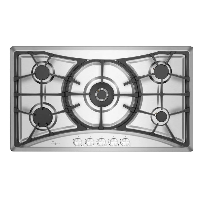 Empava 36" Stainless Steel Built-In Cooktop with 6 Gas Burners, EMPV-36GC22