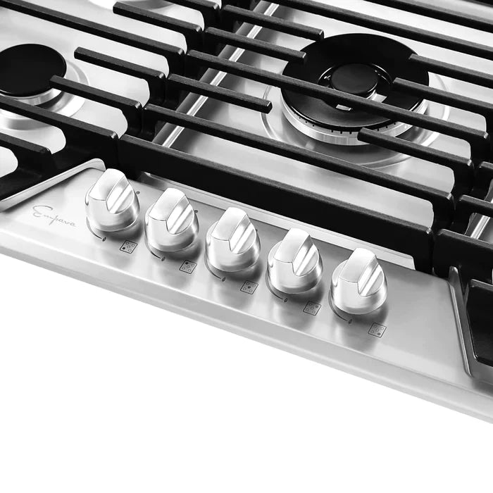 Empava 36" Stainless Steel Built-In Cooktop with 5 Gas Burners, EMPV-36GC36