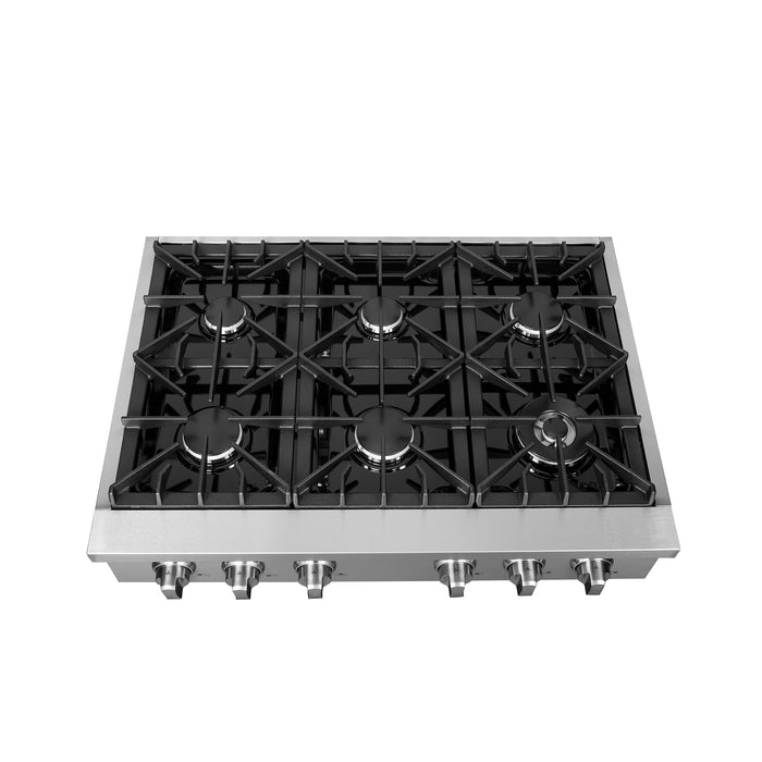 FORNO 36" Lseo Gas Cooktop With 6 Burners FCTGS5737-36