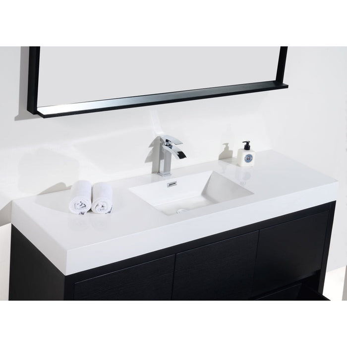 KubeBath Bliss 60" Free Standing Modern Bathroom Vanity