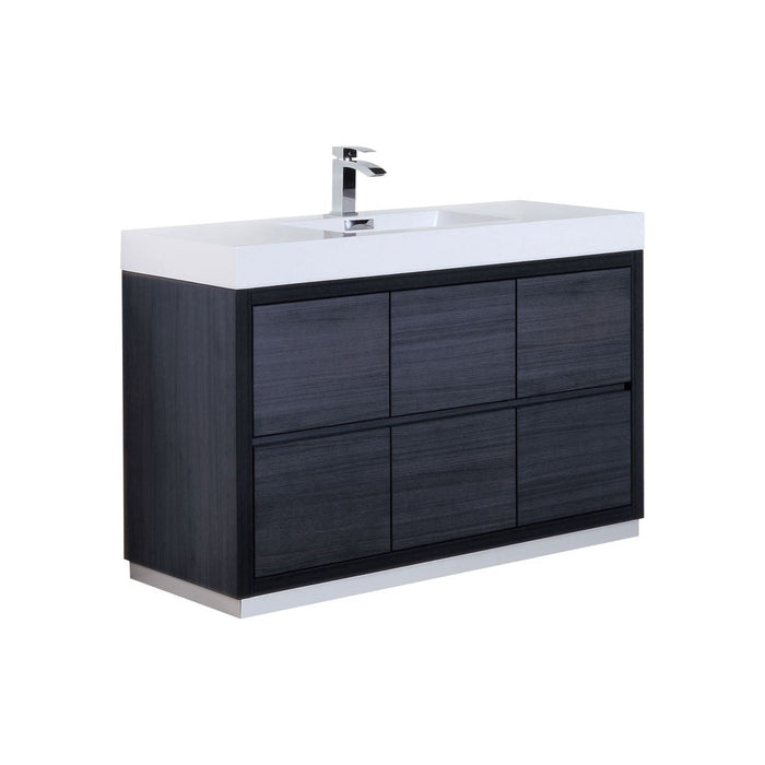 KubeBath Bliss 60" Free Standing Modern Bathroom Vanity