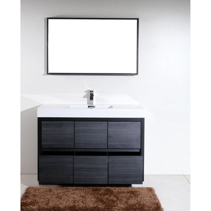 KubeBath Bliss 60" Free Standing Modern Bathroom Vanity