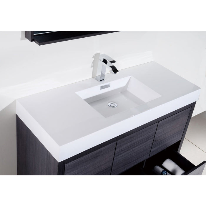 KubeBath Bliss 60" Free Standing Modern Bathroom Vanity