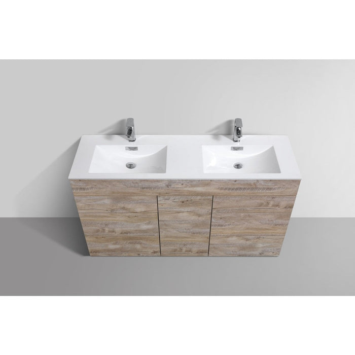 KubeBath Milano 60" Double Sink Modern Bathroom Vanity