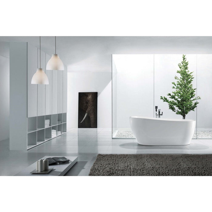 KubeBath Kube Kono 67" Free Standing Bathtub