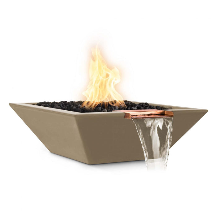 The Outdoor Plus Maya Fire & Water Bowl | GFRC Concrete