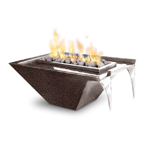 The Outdoor Plus Nile 36" Rectangular Fire & Water Bowl | Powder Coated Metal The Outdoor Plus