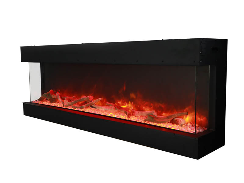 Amantii Tru View 3 Sided Electric Fireplace 72-TRU-VIEW-XL