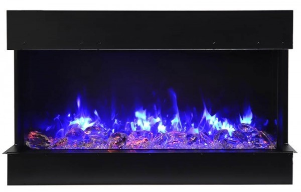 Amantii Tru View 3 Sided Electric Fireplace 40-TRU-VIEW-XL