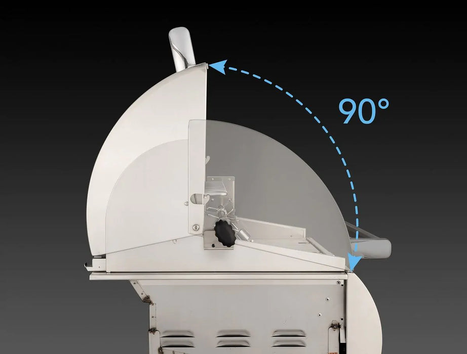 Fire Magic 24" Built-In Propane Gas Grill with Rotisserie and Analog Thermometer in Stainless Steel - A430I-8EAP