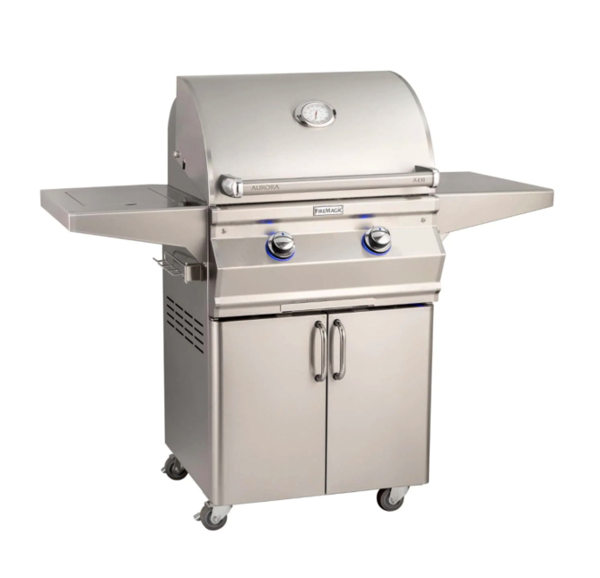 Fire Magic Aurora A430S 24-Inch Propane Gas Grill With Side Burner And Analog Thermometer - A430S-7EAP-62 - Fire Magic Grills