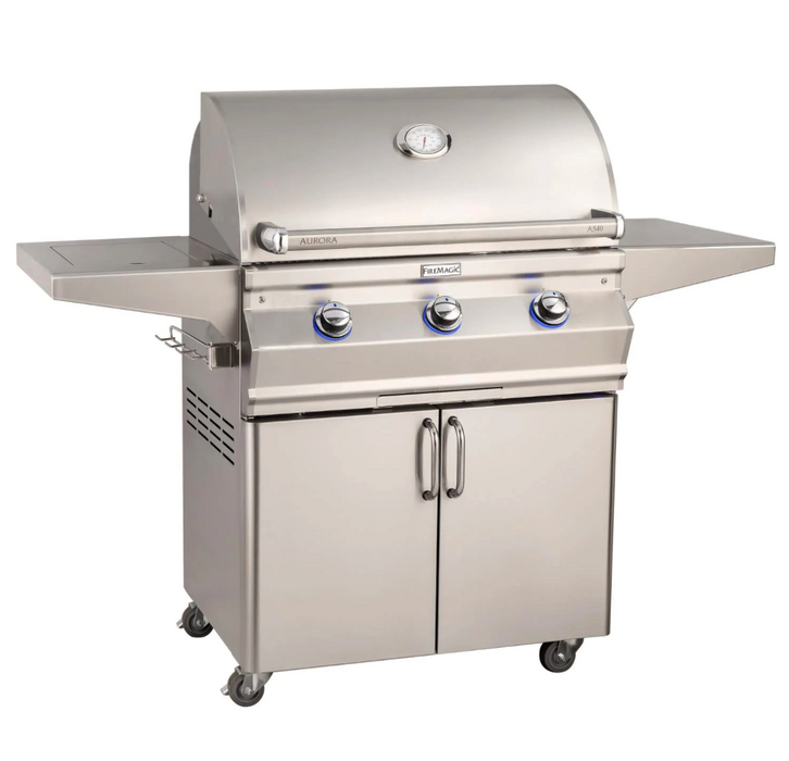 Fire Magic Aurora A540S 30-Inch Propane Gas Grill With Side Burner And Analog Thermometer - A540S-7EAP-62 - Fire Magic Grills